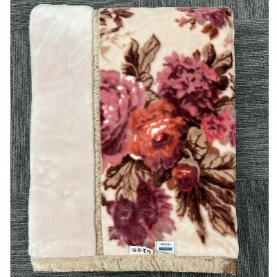 ふるさと納税 泉大津市 プレミアム温泉毛布遠赤外線効果で体の芯から暖かい。KW21402トレビ合わせ毛布 シングルピンク_2