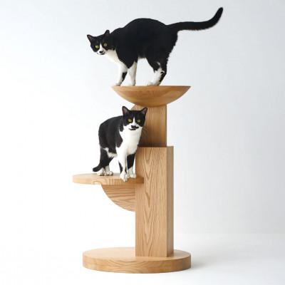 ふるさと納税 高山市 [飛騨の家具]飛騨産業 メデル 猫家具 キャットタワー