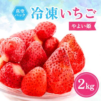 ふるさと納税 磐田市 冷凍イチゴ『やよい姫』2kg