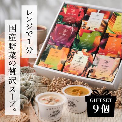 ふるさと納税 静岡市 野菜をMOTTO 国産野菜のレンジカップスープ 9個
