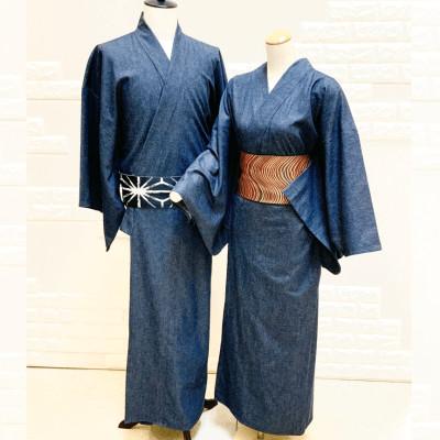 ふるさと納税 氷見市 denimアウターきもの(メンズサイズM)の画像