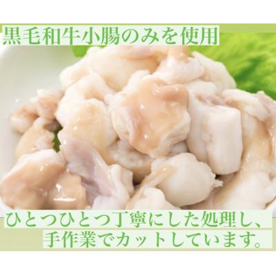 ふるさと納税 福岡市 博多の呼びもの!!打ち立てる1987年老舗和牛もつ鍋 未醤味 2、3人前 LW01