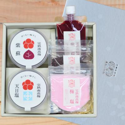 ふるさと納税 みなべ町 [人気の梅干し詰め合わせ]身体を想う無添加セット 紀州南高梅 梅ボーイズ