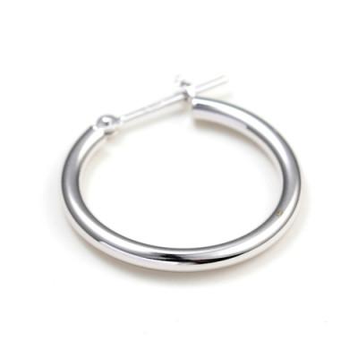 ふるさと納税 昭和町 プラチナ900　フープピアス　　　　　　　　太さ2.0mm ・直径20.0mm 120335の画像