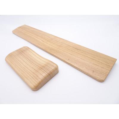 ふるさと納税 十日町市 [新潟県十日町産]雪国の「桐」を使ったキーボードパームレストとマウスリストレスト