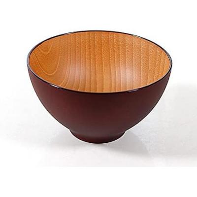 ふるさと納税 鯖江市 [越前塗]ビターカラーズ木彩椀 葡萄茶(赤)