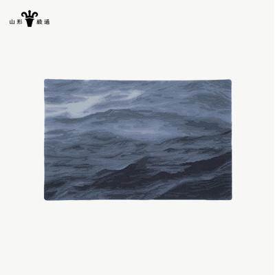 ふるさと納税 山辺町 [山形緞通×奥山清行]UMI - Cool Gray (XS)