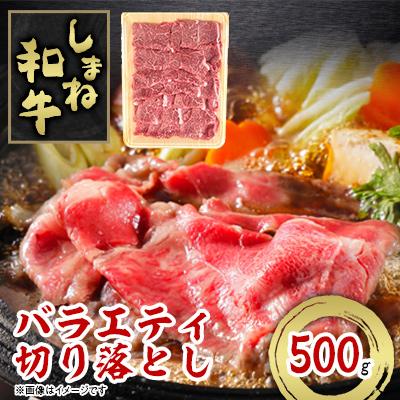 ふるさと納税 吉賀町 しまね和牛 バラエティ切り落とし 500g