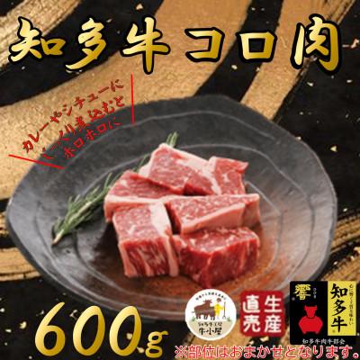 ふるさと納税 南知多町 [生産直売]知多牛 響 コロ肉 600g (冷凍)カレー シチュー用