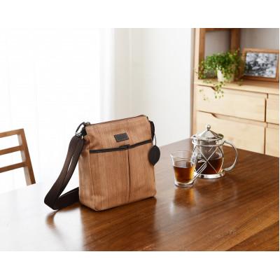 ふるさと納税 東大阪市 柿渋先染めショルダーバック