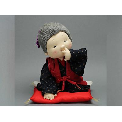 ふるさと納税 福山市 手造り布人形 みの里 『 笑美人 』