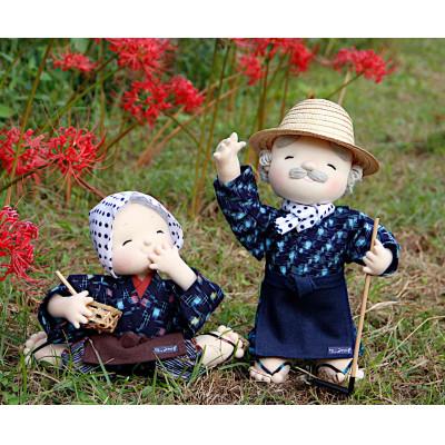 ふるさと納税 福山市 手造り布人形 みの里 『 麦畑 』