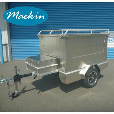 ふるさと納税 岬町 国産アルミニウム製軽カーゴトレーラー【M1タイプ