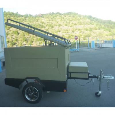 ふるさと納税 岬町 国産アルミニウム製軽カーゴトレーラー【M1タイプ