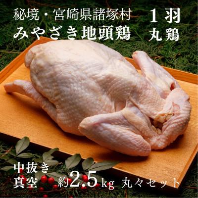 ふるさと納税 諸塚村 [宮崎県諸塚村]みやざき地頭鶏 1羽丸鶏セット