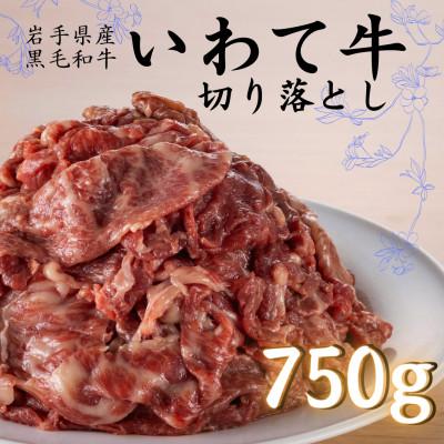 ふるさと納税 紫波町 いわて牛切り落とし750gセット(250g×3パック)