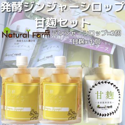 ふるさと納税 枕崎市 発酵ジンジャーシロップ&amp;甘麹A6-138