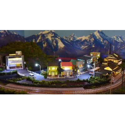 ふるさと納税 南箕輪村 Nゲージ鉄道模型ジオラマレイアウト 単線