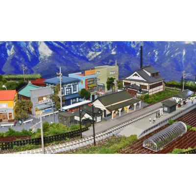 ふるさと納税 南箕輪村 Nゲージ鉄道模型ジオラマレイアウト 単線
