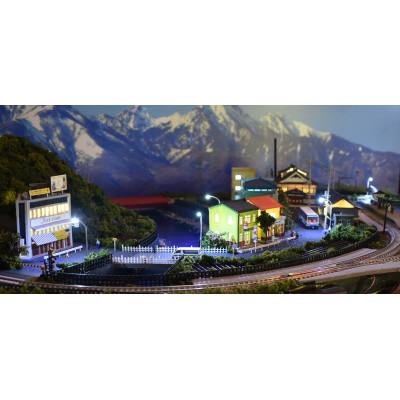 ふるさと納税 南箕輪村 Nゲージ鉄道模型ジオラマレイアウト 単線