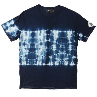 ふるさと納税 朝倉市 伝統工芸「甘木絞り」絞り染めTシャツ《波