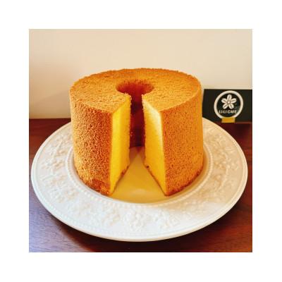 ふるさと納税 矢吹町 Li-Li CAFE 米粉100%シフォンケーキ[プレーン]1ホール