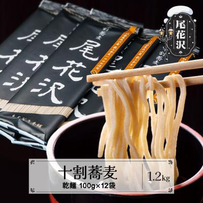 ふるさと納税 尾花沢市 十割そば 乾麺 100g×12袋[山形県尾花沢市]