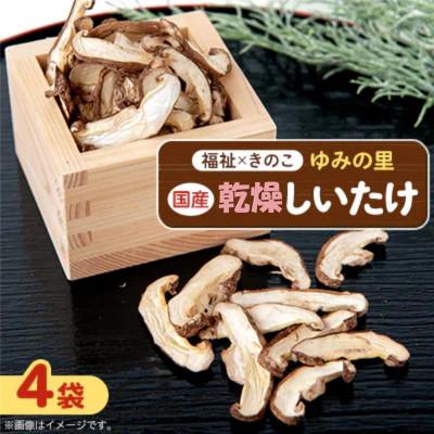 ふるさと納税 館山市 [農福連携]千葉県館山産 乾燥しいたけ30g×4袋 就労継続支援A/B型併用事業所「ゆみの里」