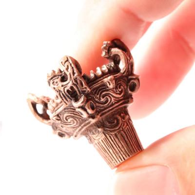 ふるさと納税 山梨県 【Do_goods】縄文時代の神秘を現代に 純銅製 火焔