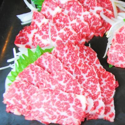 ふるさと納税 和水町 霜降り馬刺しの食べ比べ 大トロ中トロ馬刺し 600g(各300g)(和水町)