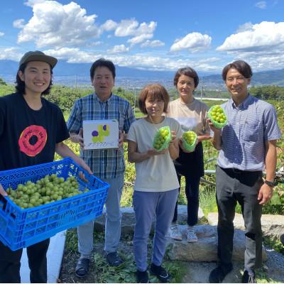 ふるさと納税 笛吹市 シャインマスカット 2房1.0kg以上 山梨県 笛吹市産 朝採り 北浦ファーム厳選 産地直送_2