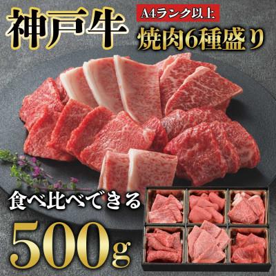 ふるさと納税 神戸市 神戸牛6種 焼肉食べ比べ計600g 兵庫県産 人気 ギフトにも