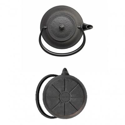 ふるさと納税 奥州市 南部鉄器 鉄瓶平形まろみアラレ 1L (IH対応