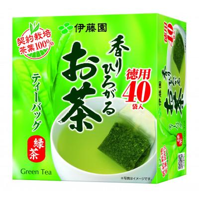 ふるさと納税 牧之原市 伊藤園 香りひろがるお茶 緑茶 ティーバッグ 40袋×6セット(1ケース)