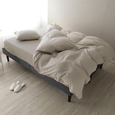 ふるさと納税 浜松市 日本製 掛け布団カバー シングル リネン&amp;コットン レイユール・ブレンド オートミール