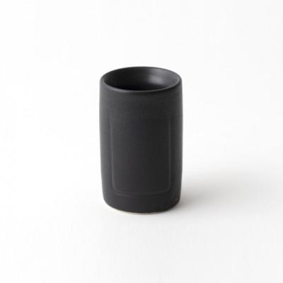 ふるさと納税 西郷村 IKKON ぐい呑み ストレート(黒釉)