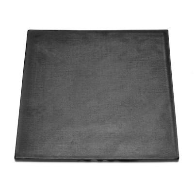 ふるさと納税 西郷村 クロテラス フラットプレート 正方形皿 21cm