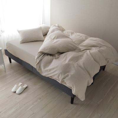 ふるさと納税 浜松市 日本製 布団カバーセット クイーン リネン&amp;コットン レイユール・ブレンド オートミール