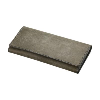 ふるさと納税 豊岡市 豊岡財布 Haaki Leather 長財布 HLW300 グリージオの画像