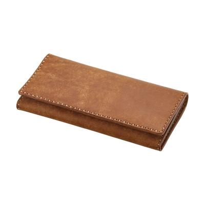 ふるさと納税 豊岡市 豊岡財布 Haaki Leather 長財布 HLW300 コニャックの画像