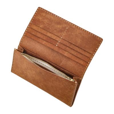 ふるさと納税 豊岡市 豊岡財布 Haaki Leather 長財布 HLW300 コニャックの画像