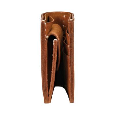 ふるさと納税 豊岡市 豊岡財布 Haaki Leather 二つ折財布 HLW301 コニャックの画像