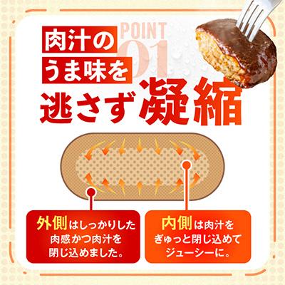 ふるさと納税 常総市 【待望の復活!】直火焼きハンバーグ デミグラスソース 3kg 22個入り |  | 02