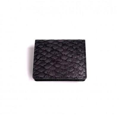 ふるさと納税 高知市 [Ivory Black]Ocean Leather BOXコインケース[マダイ]BX068-01