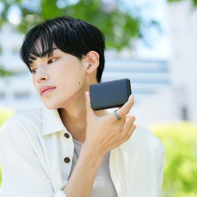 ふるさと納税 豊岡市 豊岡財布 Colors三つ折りウォレット AW500 ネロ