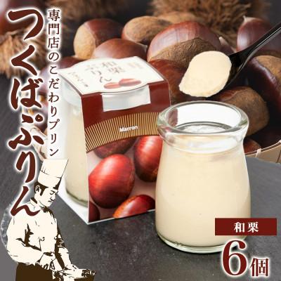 ふるさと納税 桜川市 つくばぷりん 和栗ぷりん 6個 ふじ屋 茨城県桜川市