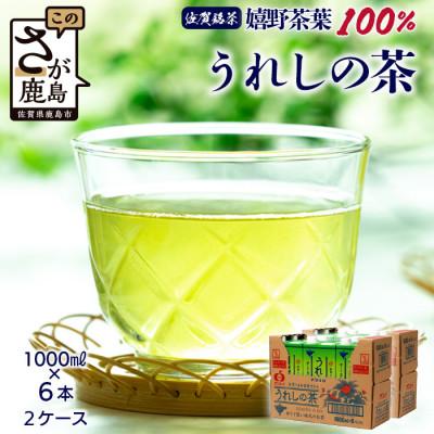 ふるさと納税 鹿島市 うれしの茶[1,000ml×6本入]×2ケース(嬉野茶葉 100%)