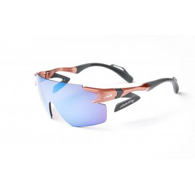 ふるさと納税 鯖江市 鼻パッドのないサングラス「エアフライ」AF302 C4WP/ピンク(偏光ブルーピンク)