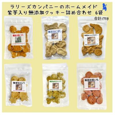 ふるさと納税 浜松市 紫芋入り6種類の無添加クッキー 詰め合わせ 浜名湖のお店と同じ ワンちゃんおやつ