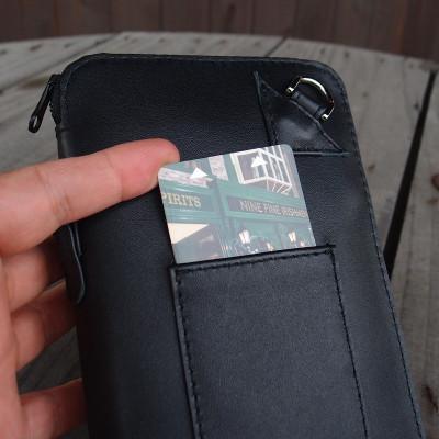ふるさと納税 ひたちなか市 ラフテール【karami 空身】スマートフォンショルダー　漆黒(ブラック)　　CW-KM-BKの画像